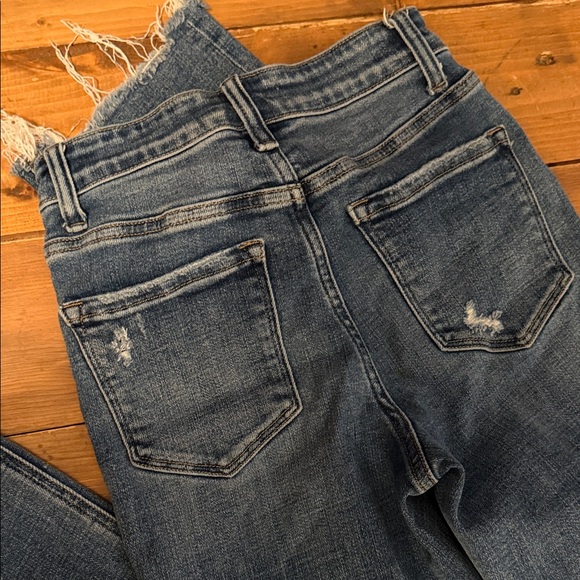 Flying Monkey Blue Ripped Straight Leg Jeans - Picture 5 of 5